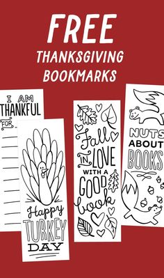 free thanksgiving bookmarks for kids to color and share with the children on thanksgiving day