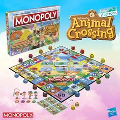 Monopoly Animal Crossing New Horizons Edition Board Game Monopoly Board, Monopoly Game, Animal Crossing Characters, Animal Crossing Villagers, Island Getaway, Popular Games, Classic Games, Tabletop Games, Island Life