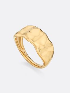 18k Yellow gold band ring side view Modern Men’s Wedding Ring, Asymmetrical Wedding Band, Textured Gold Plated Yellow Gold Jewelry, Minimalist 14k Gold Wavy Jewelry, Minimalist Wavy Yellow Gold Jewelry, Gold Ring Big, Molten Ring, 14k Gold Wavy Rings, Jewelry Texture