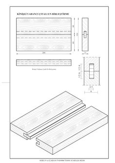 the plans for an outdoor table and bench