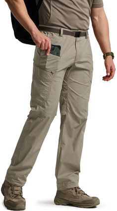 PRICES MAY VARY. CQR Outdoor Adventure Pants Series designed for all outdoor activities and sports. [Materials] Spandex mixed fabric supports your movement to provide comfort during outdoor activities. [Breathability] Mesh ventilation system allowing air to circulate and wick away moisture. [Body Geometry Fit] 3D pattern design allows maximized mobility and top tear fit. [Multi-purpose Pockets] Multi pockets for various tools and equipment. It is suitable for hiking, running, jogging, cycling, m 3d Pattern Design, Quick Dry Pants, Tactical Pants, Outdoor Pants, 3d Pattern, Cycling Workout, Ventilation System, Hiking Pants, Golf Sport