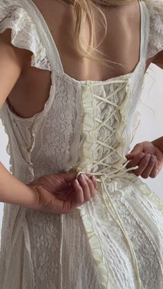 The Ophelia Dress in Lily Lace – Wild Rose & Sparrow Reception Dress Lace, Princess Aesthetic Outfits, Bandana Skirt, Garden Dresses, Ophelia Dress, Bandeau One Piece Swimsuit, Garden Dress, Dream Wedding Ideas Dresses, Princess Aesthetic