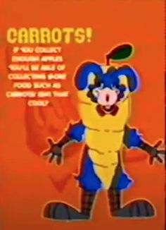 an image of a cartoon character that appears to be in the tv program carrots