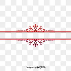 a red and white striped background with an ornate border in the center, on top of a