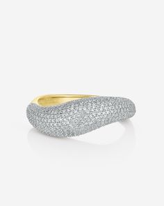 Pavé Movement Cloud Ring – Ring Concierge Cloud Ring, Ring Concierge, Necklace Length Guide, Pave Jewelry, Bracelet Size Chart, Gold Rings Jewelry, Ring Stack, Pave Ring, Color Ring