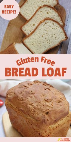 this gluten free bread loaf is so easy to make and it's perfect for