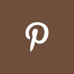 the letter p is made up of white letters on a brown background, and it appears to be used as a logo