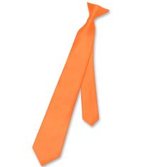 PRICES MAY VARY. Solid Color Vesuvio Napoli Collection Boys CLip-On Neck Tie. Beautiful ClipOn Neck Tie with great color combination that will match any shirt and tie. Great necktie in great color that makes it a perfect to wear with a suit at a special event. This material on this tie is 100% polyester ("Silk-feel"). A one of kind vibrant shine makes this tie stand out and makes you noticed. Perfect tie to wear with any day or for a special event. Standard Clip On Youth length tie which is appr Neck Tie Pattern, Solid Orange Color, Vesuvio Napoli, Solid Orange, Shirt And Tie, Tie Pattern, Orange Tie, Tie Shop, Boys Accessories