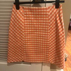 Brand New Size 4, Fits Like A 6 Brooks Brothers Gingham Skirt. Beautiful For Spring. Was Too Big For Me. Mid Century Italian, Brooks Brothers Women, Quilted Skirt, Gingham Skirt, Checkered Skirt, Denim Quilt, Blue Tweed, Tan Plaid, Red Fleece