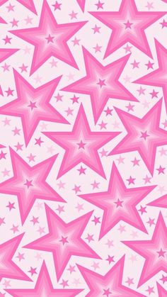 pink and white stars are arranged in rows