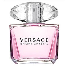 A sweet floral scent with fruity,musky accents. With scents of pomegranate,yuzu,frosted accord,peony,magnolia,lotus,plant amber,musk,and mahogany. Perfume Versace Mujer, Bright Crystal Perfume, Versace Fragrance, Koleksi Parfum, Perfume Versace, Versace Perfume, Bright Crystal, Versace Bright Crystal, Perfume Floral