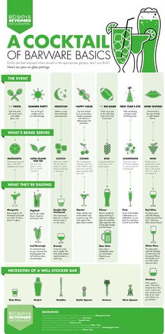 the history of cocktails and how they are made infographical poster for barbeque