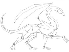 how to draw a dragon from the side view