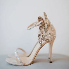 Discover our unique Champagne Wedding Shoes Rhinestone Stiletto Heels Bridal Sandals,perfect for the very best in custom,handmade shoes with FREE shipping. Champagne Wedding Shoes, High Heels Classy, Wedding Shoes Bride, Party Pumps, Bridal Sandals, Heels Classy, Champagne Wedding, Wedding Sandals, Sergio Rossi