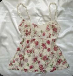 Floral Babydoll Top, Grunge Goth, Outfits Casuales, Cute Tops, Clothing Items