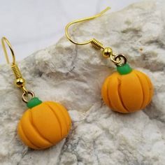 Dainty Fall Clay Pumpkin Dangle Earrings Fall Jewelry And Gift Pumpkin Design Polymer Clay Material Earring Size 1.7cm * 3.5cm Polymer Clay Thanksgiving Earrings, Polymer Clay Pumpkin Earrings, Clay Pumpkin Earrings, Thanksgiving Earrings, Clay Pumpkin, Clay Material, Earrings Fall, Pumpkin Earrings, Fall Jewelry