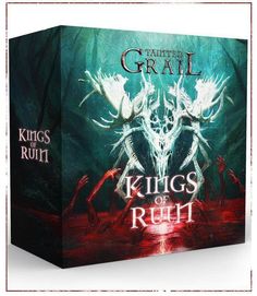 Tainted Grail: One True King Sundrop Pledge Bundle (Kickstarter Pre-Order Special) Kickstarter Board Game Awaken Realms KS001420A Game Core, Solitaire Games, Last Knights, Deck Construction, Cooperative Games, Game Accessories, Historical Books, Unique Puzzles, Card Sleeves