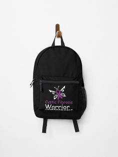 " Cystic Fibrosis Disease Awareness Warrior hereditary disease" Backpack by yhdeSign | Redbubble Angel Design, Blue Backpack