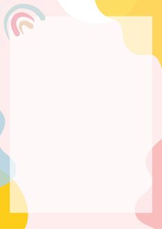 an abstract background with pastel colors and white paper for text or image in the center