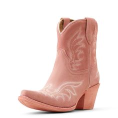 The one you'll wear with everything. Traditional Western stitching pairs nicely with the of-the-moment silhouette and just-right heel. Use it to dress up rolled-up jeans or denim shorts—or pair with the season's flowy skirts. Chandler Western Boot | Product Features : 0 : Non-removable comfort insole, 1 : Duratread™ sole provides maximum wear resistance, 2 : Single stitch welt, 3 : Five-row stitch pattern, 4 : Easy pull-on style | Women's Chandler Western Boots in Carnation Pink Suede Full-grain Arizona Style, Flowy Skirts, Carnation Pink, Rolled Up Jeans, Western Boots Women, Western Boot, Pink Suede, Western Boots, Full Grain Leather