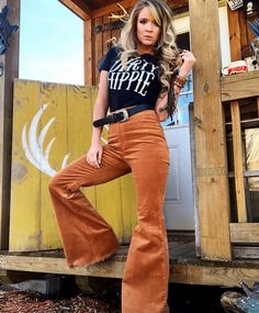 Printed on Super Soft Bella Canvas Tees True to size Bell Bottom Outfits, Dirty Hippie, Country Style Outfits, Western Wear Outfits, Cute Country Outfits, Western Style Outfits, Rodeo Outfits, Western Outfits Women, Estilo Chic