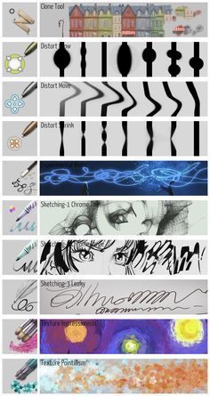 the different types of pencils that are used in this drawing project and how to use them