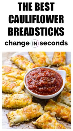 the best cauliflower breadsticks change in seconds