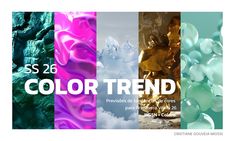 Color Trend SS 26 - WGSN + Coloro :: Behance Style 2025, Mood Colors