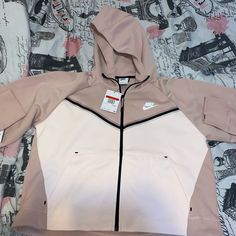 Brand New Never Used , Woman’s Large ! Nike Tech Rose, Nike Tech Sweater, Nike Sweater Women, Nike Tech Hoodie, Rose Gold Nikes, Men Jumpsuit, Tech Hoodie, Nike Fleece, Nike Tech Fleece