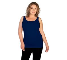 Begin any layered look with this basic tank, smoothing any lines underneath blouses or jackets. From skinnytees. Layered Look, Basic Tank, Top Blouse, Blouses, Tops & Tees