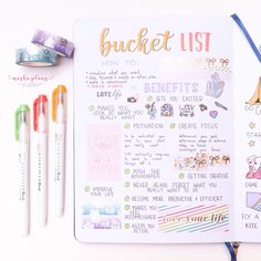 Creating A Bullet Journal, Grid Journals, Dot Grid Journal, Bullet Journal Aesthetic, Summer Bucket List, Bullet Journal Themes