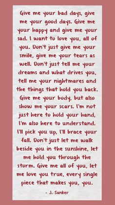 a piece of paper with the words give me your bed days give me happy and give me