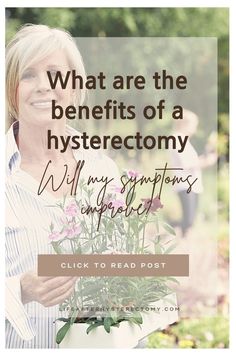 The benefits of a hysterectomy are obvious when it is done for cancer of the uterus. But there are many other conditions where a woman may benefit of having a hysterectomy. Years of pain and heavy bleeding is for many women a reason to consider to have the uterus removed. #hysterectomy #fibroids #endometriosis Prolapse Exercises, Ovulation Pain, Female Sterilization, Prolapsed Uterus, Uterine Prolapse, It Is Done, Hormone Replacement, Pelvic Pain, Health And Wellbeing