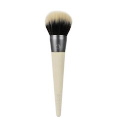 The EcoTools Blending & Bronzing Brush is a plush, duo-fiber bristle brush that allows you to achieve a buildable sunkissed bronze. Effortlessly create an even glow by sweeping powder or bronzer all over the face. For more definition, apply bronzer on areas where the sun would naturally hit and lightly contour the hollows of the face. Apply Bronzer, Cosmetics Products, Bristle Brush, Makeup Tools Brushes, Makeup Brush, Bronzer, Makeup Brushes, Blending, The Face