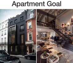 an apartment goal is shown in this image