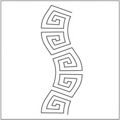 the letter s is made up of lines