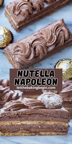 nutella nappoleon is an easy dessert that's ready to be eaten