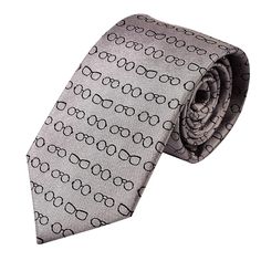 "LENGTH: 58\" long (STANDARD) length for guys of average height up to 6' 2\" Fabric: 100% silk! SIZE: Measures 2 3/4\" wide - slightly narrower than standard width tie, for a more modern look Features black embroidered eyeglasses with light gray background. About the maker: All ties designed by Vanja (vonya) - a musician & product designer based in San Diego CA. All colors, pattern layouts, and fabrics were selected by Vanja and each item is personally inspected by the maker prior to shipmen Xray Tech Gifts, Mens Eyeglasses, Light Gray Background, Average Height, Doctor Gift, Lawyer Gifts, Eye Doctor, Tie Design, Doctor Gifts