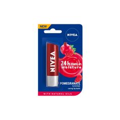 Nivea Lip Balm, Pomegranate Shine, 24H Moisture With Natural Oils, Dark Red Shine & Pomegrenate Aroma Quantity: 4.8gmBrand: NiveaCategory: Lipbalm Nivea Lip Balm, Natural Oils, Makeup Routine, Pomegranate, Dark Red, Lip Balm, Lip Gloss, The Balm, Moisturizer