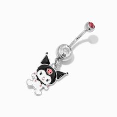 Charmy Kitty, Sanrio Jewelry, Cute Belly Rings, Belly Button Piercing Jewelry, Belly Piercing Jewelry, Hello Kitty Jewelry, Button Piercing, Belly Bar, Belly Button Jewelry