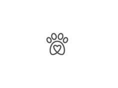 a dog's paw with a heart on it