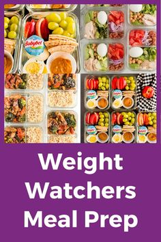 Weight Watchers Meal Prep, Ww Meal Prep, Weight Watchers Freezer Meals, Ww Meal Plan, Weight Watchers Pumpkin, Weight Watchers Lunches, Meal Prep Lunch, Weight Watchers Tips, Weight Watchers Meal Plans