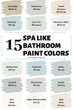 the top five bathroom paint colors that you can use in your home or office, including white