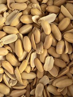 a pile of sunflower seeds is shown close up