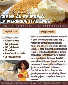 an advertisement for a cake shop with the words creme au beurre la merique