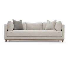 This Seymour Sofa Family by Verellen features a deep seat and exposed wood. A modern classic, the Seymour Sofa Family will elevate the space of any living room or den area. Modern Classic Sofa, Den Area, Xl Sofa, Ideas Habitaciones, Sofa Design Ideas, Family Sofa, Arm Pillow, Minimalist Sofa, Modern Sofa Designs