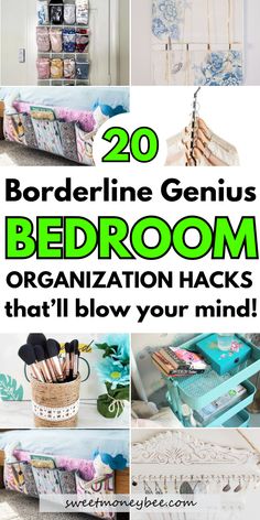 20 bedroom organization hacks that'll blow your mind