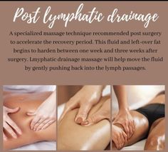 Manual Lymph Drainage Massage, Post Op Massage, Self Lymph Drainage Massage, Partner Massage, Manual Lymph Drainage, Body Massage Spa