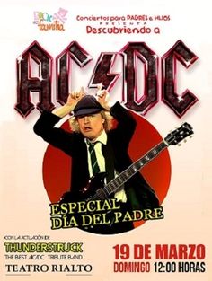 the poster for ac - dc's special show in mexico