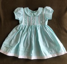 Playhouse Remodel, Newborn Baby Dresses, Kids Summer Dresses, Smocked Baby Dresses, Smocked Clothes, Kids Frocks Design, Kids Frocks